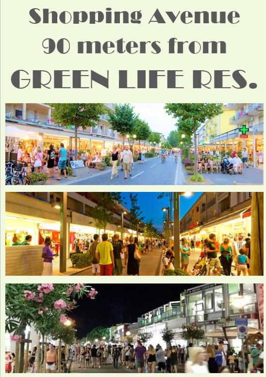 Green Life Wohnungen Direkt Am Strand Bibione Buitenkant foto